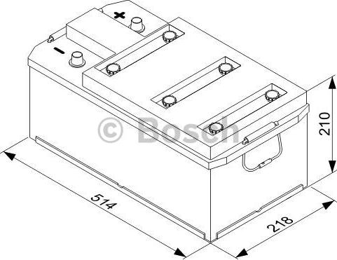 BOSCH 0 092 T30 470 - Startera akumulatoru baterija ps1.lv