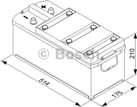 BOSCH 0 092 T30 450 - Startera akumulatoru baterija ps1.lv