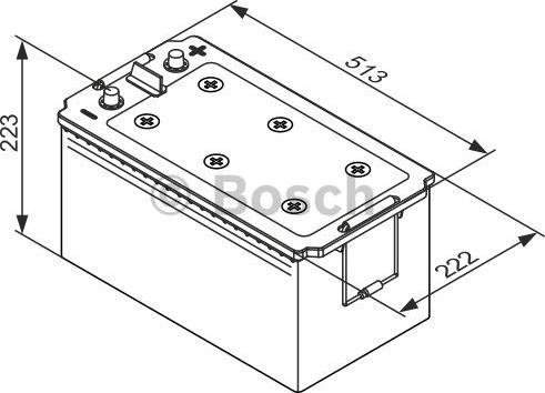 BOSCH 0 092 TE0 777 - Startera akumulatoru baterija ps1.lv