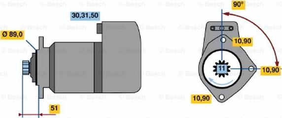 BOSCH 0 001 417 068 - Starteris ps1.lv