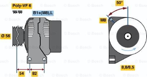 BOSCH 0 986 047 470 - Ģenerators ps1.lv