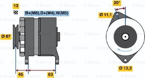 BOSCH 0 120 469 999 - Ģenerators ps1.lv