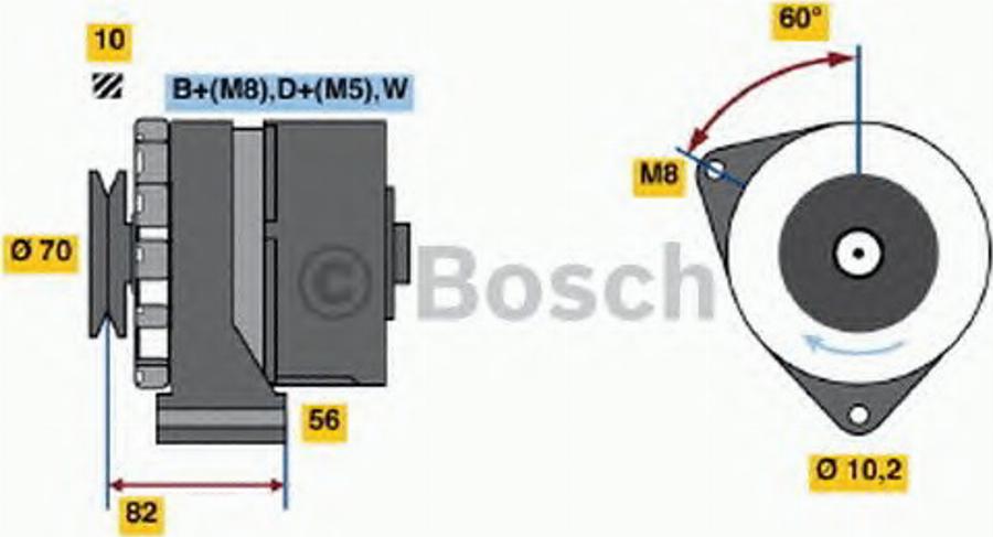 BOSCH 0 120 469 991 - Ģenerators ps1.lv