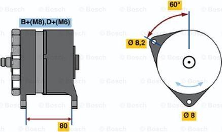 BOSCH 0 120 469 913 - Ģenerators ps1.lv