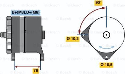 BOSCH 0 120 469 984 - Ģenerators ps1.lv