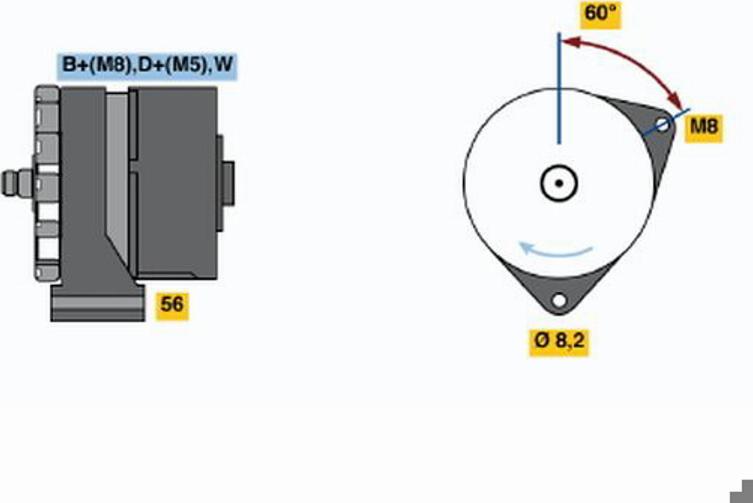 BOSCH 0 120 469 931 - Piedziņas skriemelis, Ģenerators ps1.lv