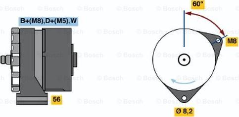 BOSCH 0 120 469 933 - Ģenerators ps1.lv