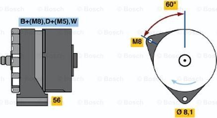 BOSCH 0 120 469 976 - Ģenerators ps1.lv