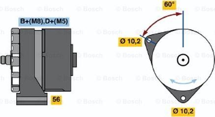 BOSCH 0 120 469 744 - Ģenerators ps1.lv