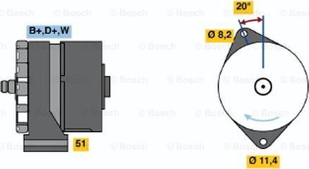 BOSCH 0 120 469 523 - Ģenerators ps1.lv