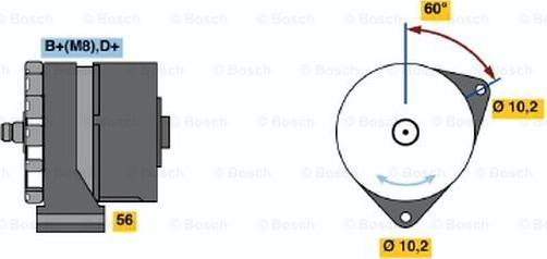 BOSCH 0 120 469 684 - Ģenerators ps1.lv