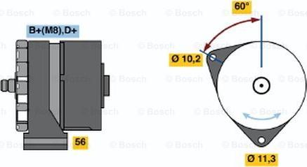 BOSCH 0 120 469 682 - Ģenerators ps1.lv