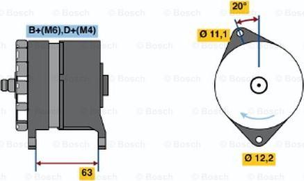 BOSCH 0 120 469 634 - Ģenerators ps1.lv