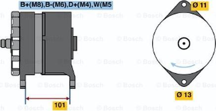 BOSCH 0 120 469 044 - Ģenerators ps1.lv