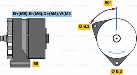 BOSCH 0 120 469 043 - Ģenerators ps1.lv