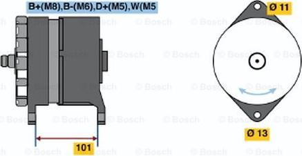 BOSCH 0 120 469 033 - Ģenerators ps1.lv