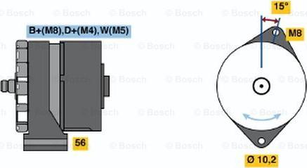 BOSCH 0 120 469 850 - Ģenerators ps1.lv