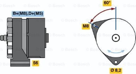 BOSCH 0 120 469 862 - Ģenerators ps1.lv