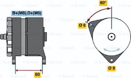 BOSCH 0 120 469 878 - Ģenerators ps1.lv