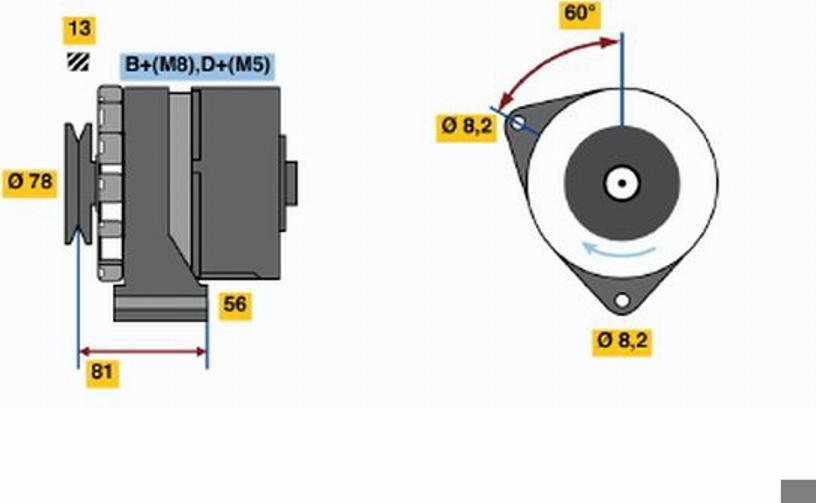 BOSCH 0120469758 - Ģenerators ps1.lv