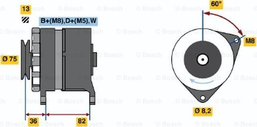 BOSCH 0 120 469 781 - Ģenerators ps1.lv