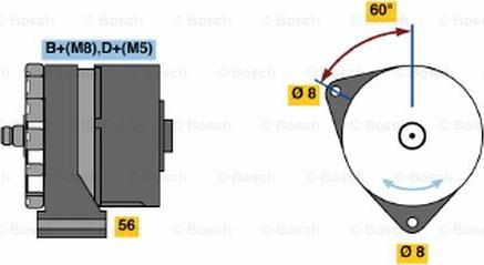 BOSCH 0 120 469 782 - Ģenerators ps1.lv