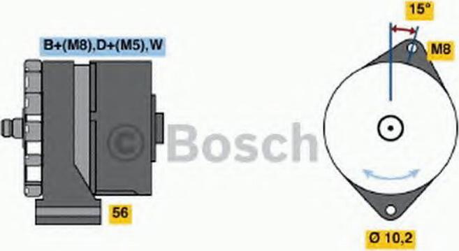 BOSCH 0 120 469 722 - Ģenerators ps1.lv