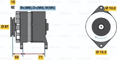 BOSCH 0 120 468 094 - Ģenerators ps1.lv