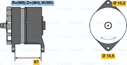 BOSCH 0 120 468 065 - Ģenerators ps1.lv