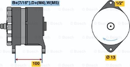 BOSCH 0 986 043 480 - Ģenerators ps1.lv