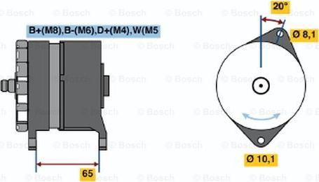 BOSCH 0 120 468 140 - Ģenerators ps1.lv