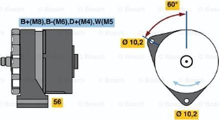 BOSCH 0 120 469 797 - Ģenerators ps1.lv