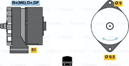 BOSCH 0 120 400 706 - Ģenerators ps1.lv