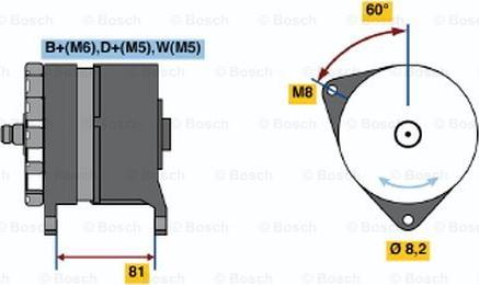 BOSCH 0 120 489 460 - Ģenerators ps1.lv