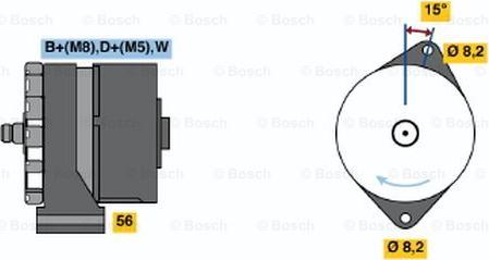 BOSCH 0 120 489 434 - Ģenerators ps1.lv