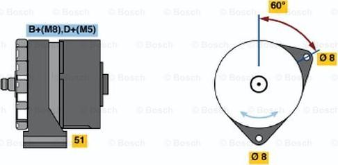 BOSCH 0 120 489 473 - Ģenerators ps1.lv