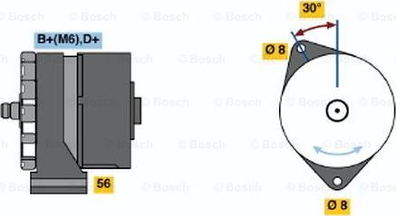 BOSCH 0 120 489 030 - Ģenerators ps1.lv