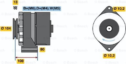 BOSCH 0 120 489 387 - Ģenerators ps1.lv