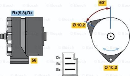 BOSCH 0 120 489 331 - Ģenerators ps1.lv