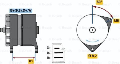 BOSCH 0 120 489 244 - Ģenerators ps1.lv