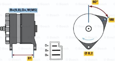 BOSCH 0 120 489 251 - Ģenerators ps1.lv