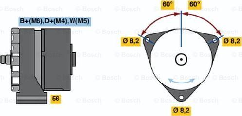 BOSCH 0 120 489 730 - Ģenerators ps1.lv