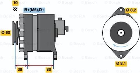 BOSCH 0 120 488 012 - Ģenerators ps1.lv