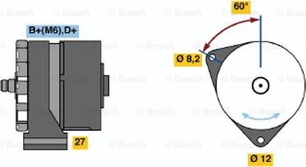 BOSCH 0 120 488 102 - Ģenerators ps1.lv