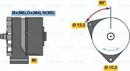 BOSCH 0 120 488 271 - Ģenerators ps1.lv