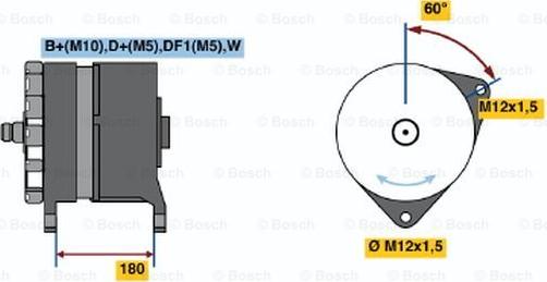 BOSCH 0 120 689 544 - Ģenerators ps1.lv