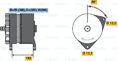 BOSCH 0 120 689 546 - Ģenerators ps1.lv