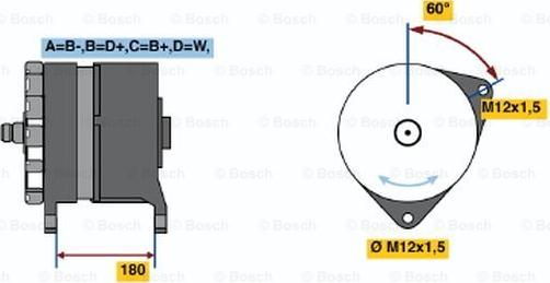 BOSCH 0 120 689 504 - Ģenerators ps1.lv