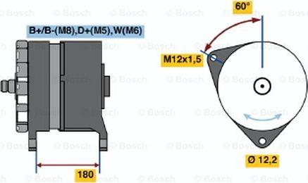 BOSCH 0 986 034 610 - Ģenerators ps1.lv