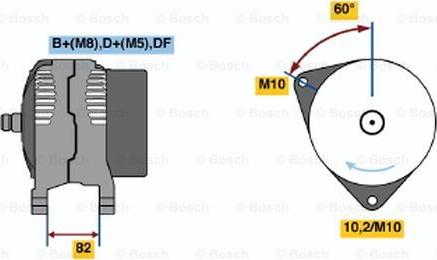 BOSCH 0 123 520 026 - Ģenerators ps1.lv